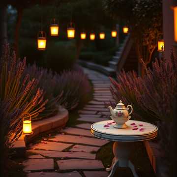 Sunset In Your Garden