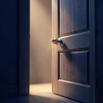 على بابك